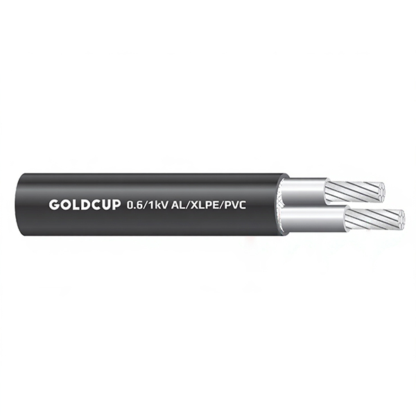 Cáp nhôm 2 lõi không có giáp bảo vệ 0.6/1kV - Al/XLPE/PVC